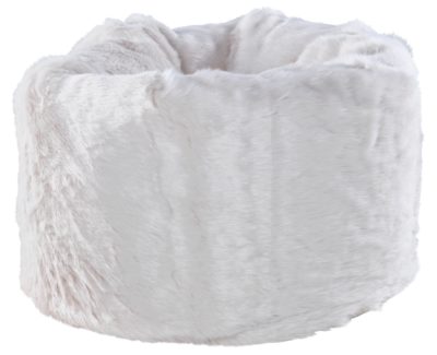 HOME Faux Fur Beanbag - Cream.